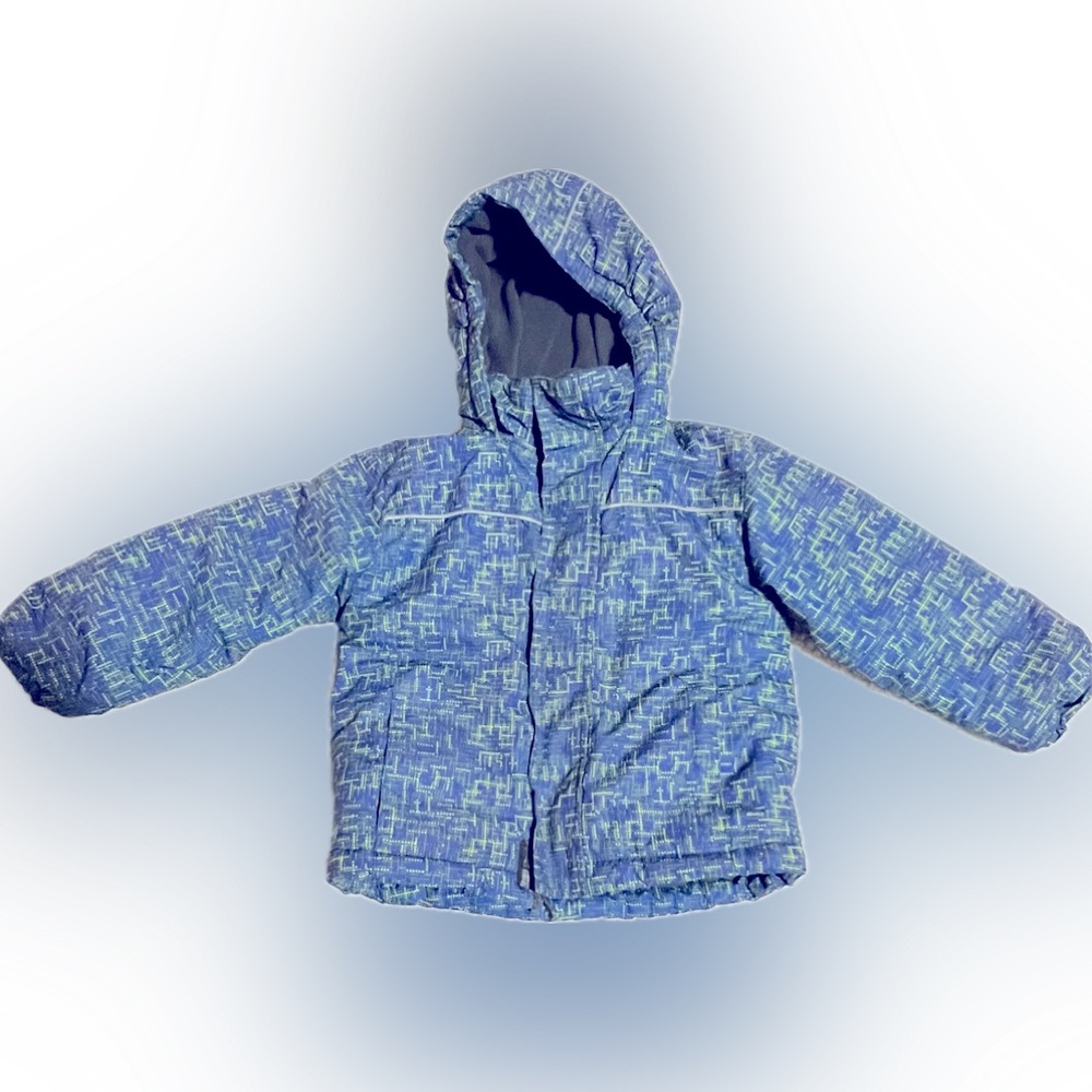 ICEBURG | 3T | Toddler | boys/girls | Winter Coat | Blue Greenish yellow